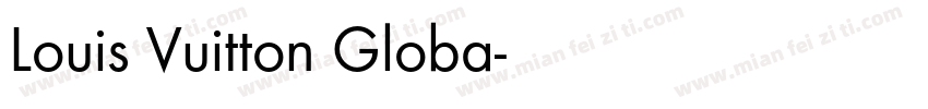Louis Vuitton Globa字体转换
